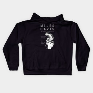 Miles Davis The Definitive Biography Kids Hoodie